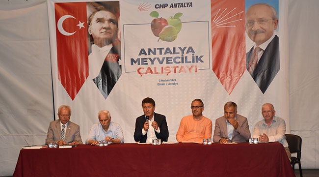 CHP'den Elmalı'da Meyvecilik Çalıştayı