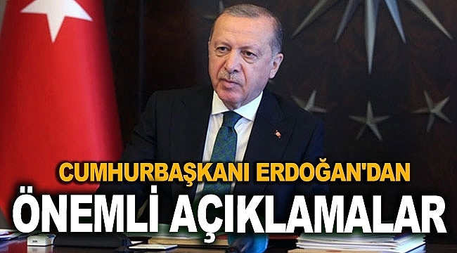 Cumhurbaşkanı Erdoğan Kabine Toplantısı Sonrası Açıklama Yaptı