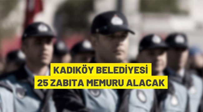 Zabıta memuru alım ilanı